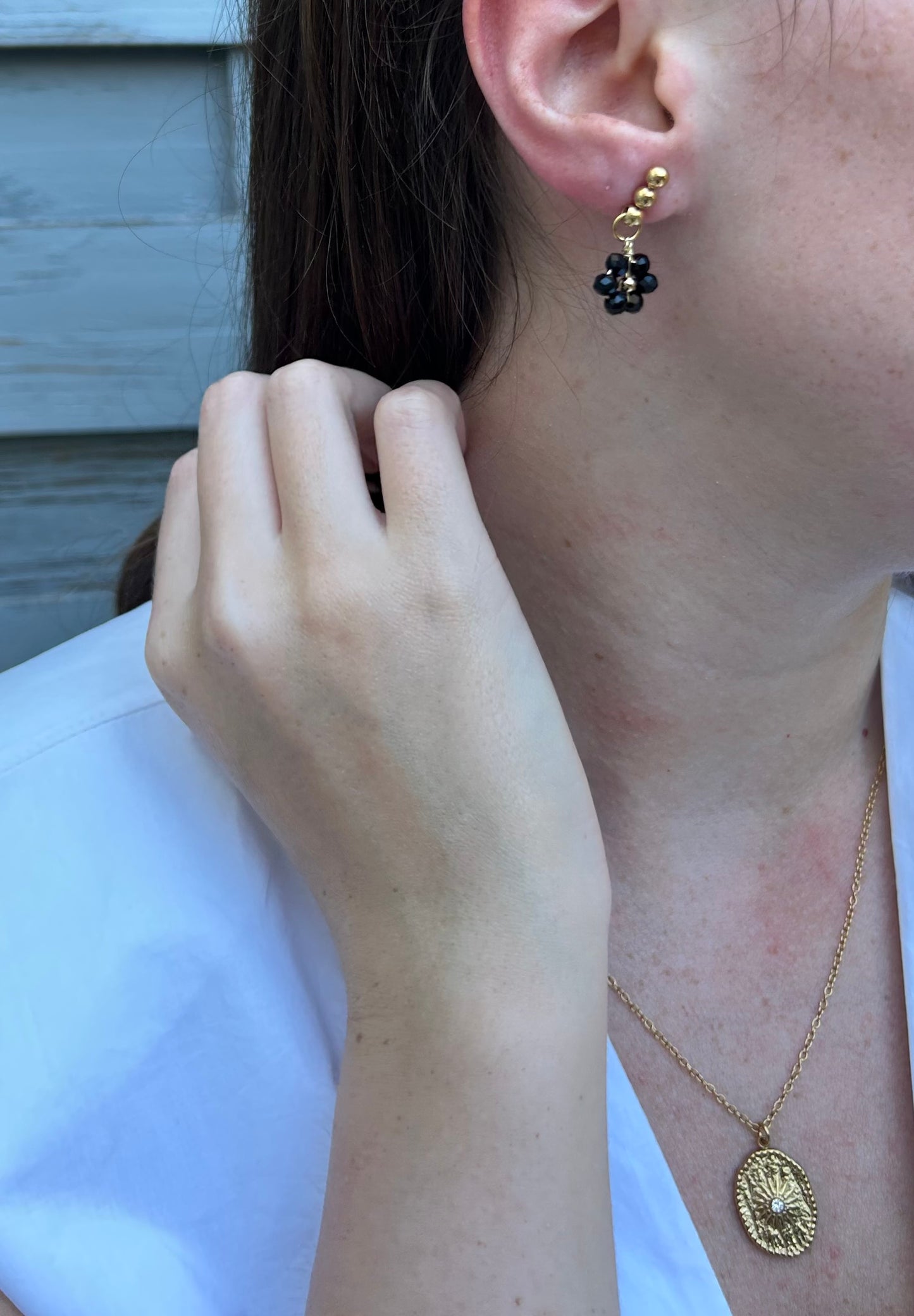 Boucles d’oreilles Fleur