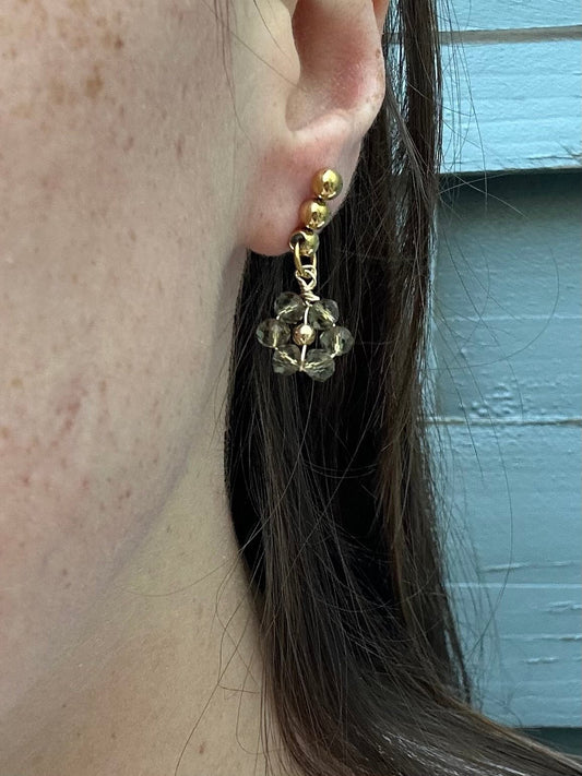 Boucles d’oreilles Fleur