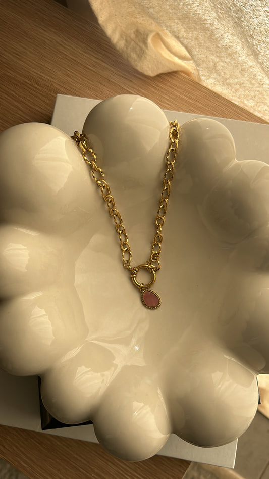 Collier Octobre Rose