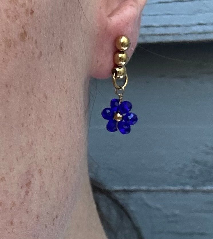 Boucles d’oreilles Fleur
