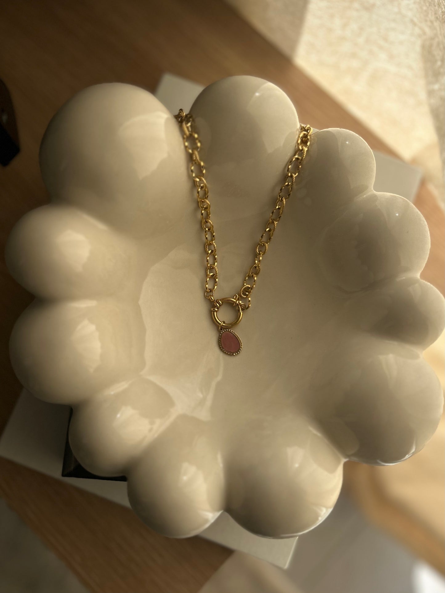 Collier Octobre Rose